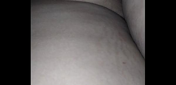  Playing with wifes fat ass while sleeping...she loves it!